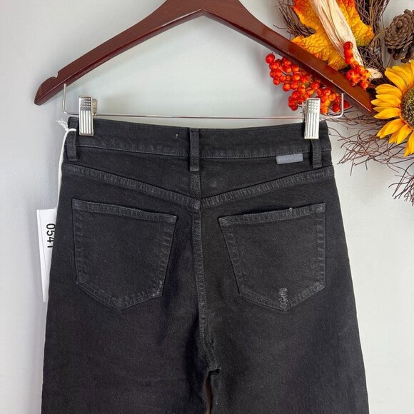 Boyish THE MIKEY High Waist Wide Leg Jeans Sz 26 in BLACK BEAUTY - Picture 7 of 11